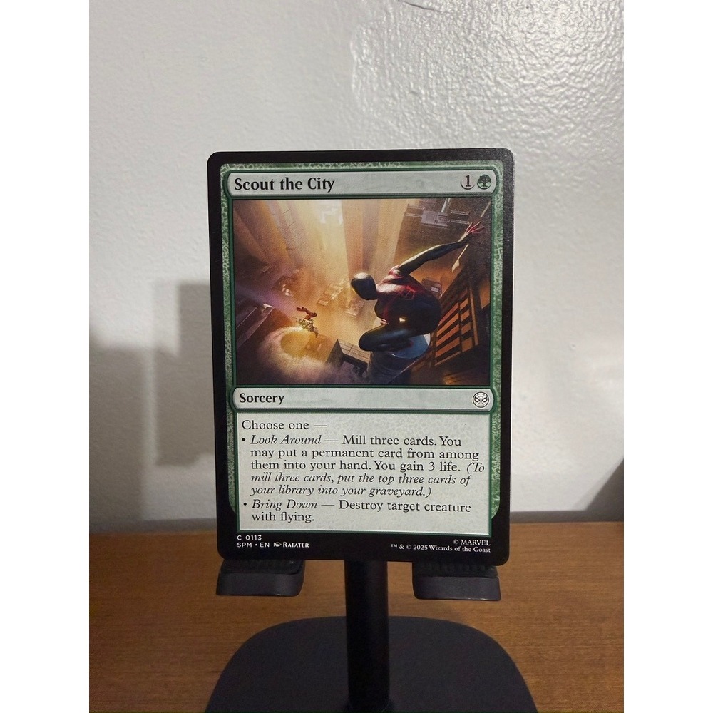 Magic The Gathering Marvel Secret Lair Scout the City Miles Morales Spider-Man